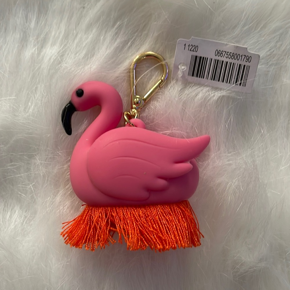 NWT Bath and Body Works PocketBac Flamingo holder